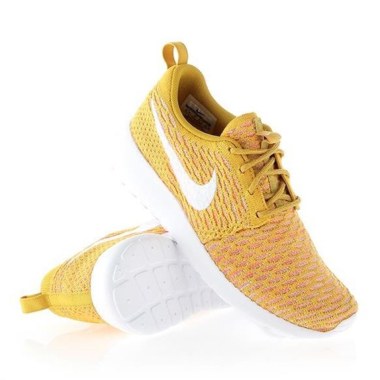 Tênis Nike Rosherun Flyknit W 704927-700 laranja 2