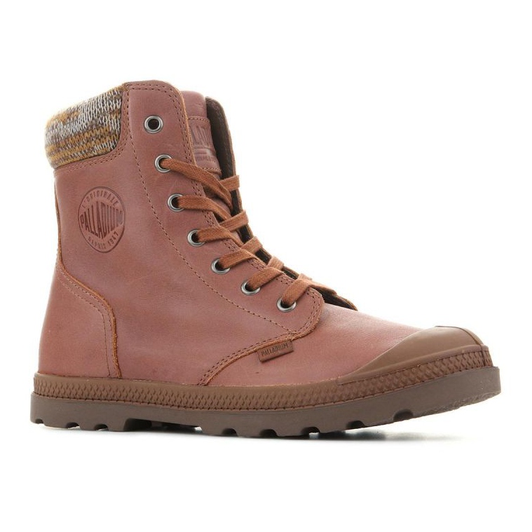 Sapatos Palladium Pampa Knit M 95172-733-M marrom 1