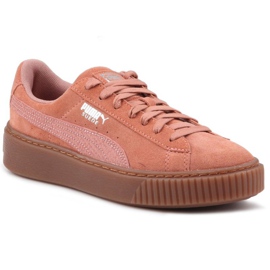Puma Camurça Plataforma Animal W 365109 02 rosa 1