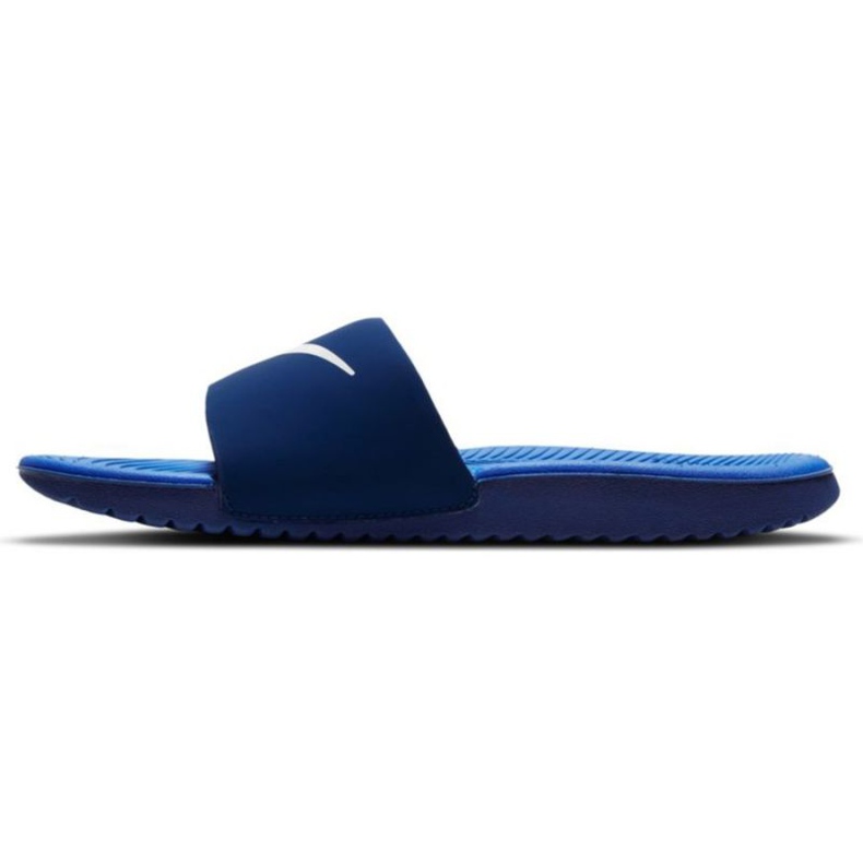 Nike Kawa Jr 819 352 404 slides branco azul 2