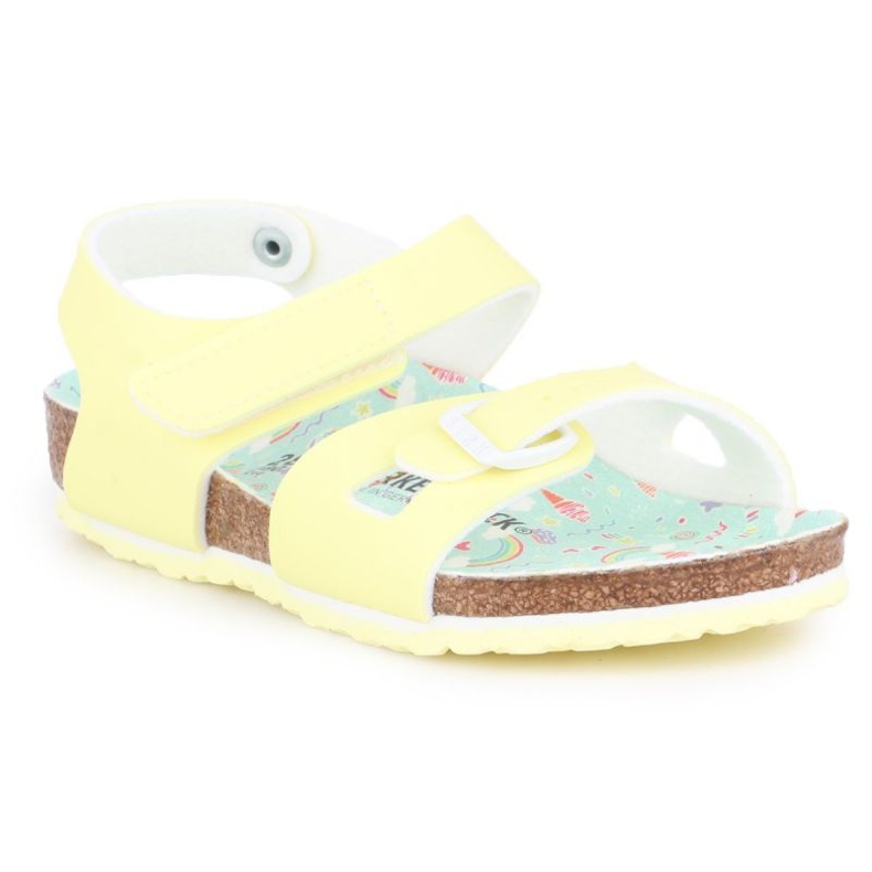 Birkenstock Colorado Kids Bs 1016039 preto amarelo 1