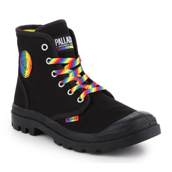 Sapatos Palladium Pampa Pride Preto / Arco-íris W 76521-054-M 1