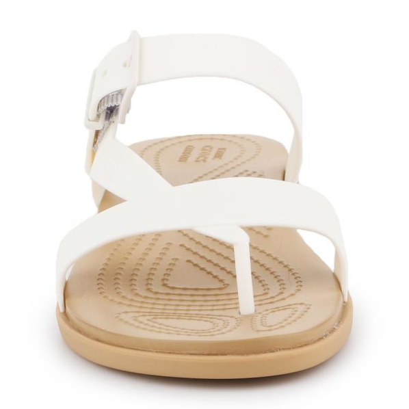 Sandália Crocs Tulum Toe Post W 206108-1CQ branco 2