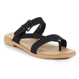 Sandália Crocs Tulum Toe Post W 206108-00W preto 1