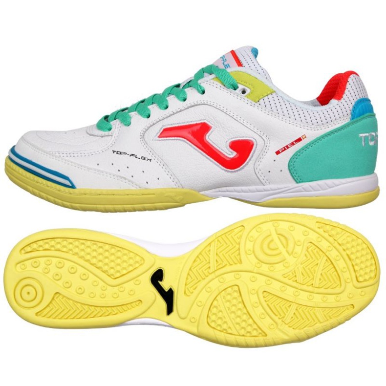 Chuteiras Joma Top Flex M TOPS2132IN multicolorido branco 1 Chuteiras Joma Top Flex M TOPS2132IN multicolorido branco 1