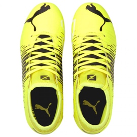 Chuteiras Puma Future Z 4.1 Fg Ag Jr 106400 01 multicolorido amarelo 1