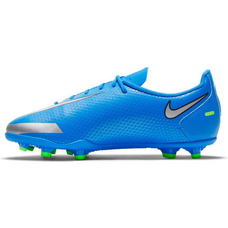 Chuteiras Nike Phantom Gt Club FG / MG Jr CK8479 -400 multicolorido azul 1