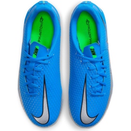 Chuteiras Nike Phantom Gt Academy FG / MG Jr CK8476 400 azul azul 1