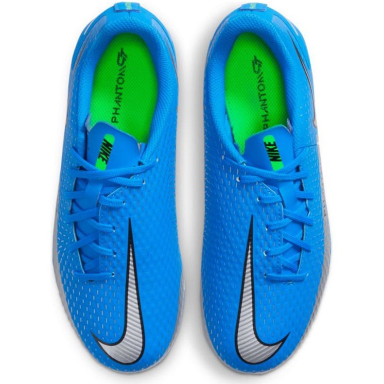 Chuteiras Nike Phantom Gt Academy FG / MG Jr CK8476 400 azul azul 1