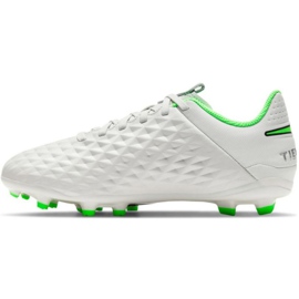 Chuteiras Nike Tiempo Legend 8 Academy Mg Jr AT5732 030 marfim branco 1