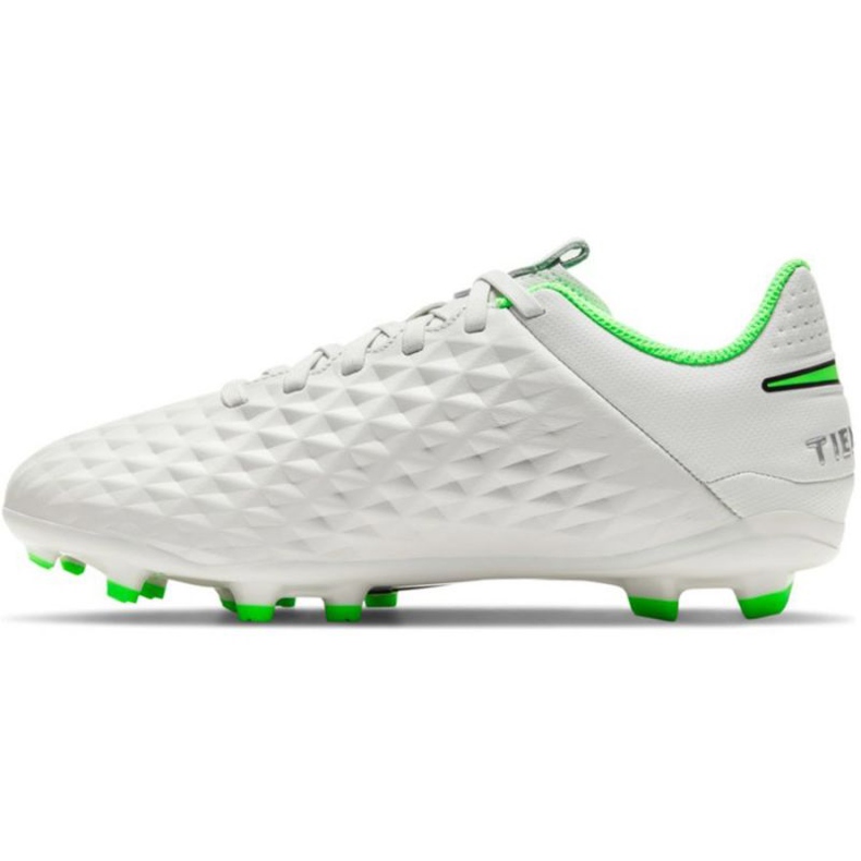 Chuteiras Nike Tiempo Legend 8 Academy Mg Jr AT5732 030 marfim branco 1