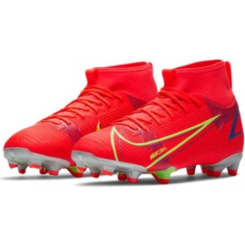 Chuteira Nike Mercurial Superfly 8 Academy Mg Jr CV1127 600 vermelho preto 1