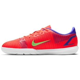 Chuteiras Nike Vapor 14 Academy Ic Jr CV0815 600 vermelho laranjas e tintos 1