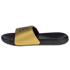Under Armour Ansa Fixed Slides W 3023772-006 preto dourado 1