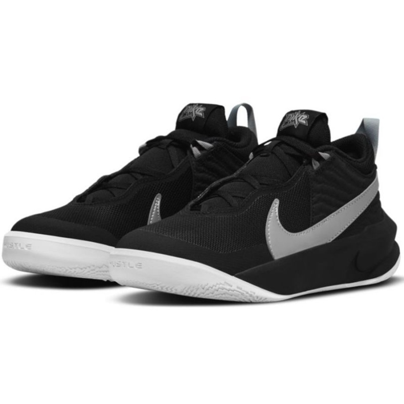 Tênis de basquete Nike Team Hustle D 10 Big Jr CW6735 004 preto preto 1 Tênis de basquete Nike Team Hustle D 10 Big Jr CW6735 004 preto preto 1