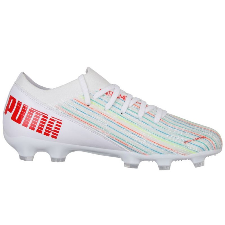 Chuteiras Puma Ultra 3.2 Fg Ag Jr 106360 06 multicolorido branco 1