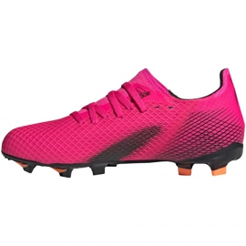Chuteiras Adidas X Ghosted.3 Fg Jr FW6935 multicolorido rosa 1 Chuteiras Adidas X Ghosted.3 Fg Jr FW6935 multicolorido rosa 1