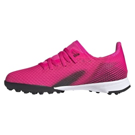 Chuteiras Adidas X Ghosted.3 Tf Jr FW6927 multicolorido rosa 1 Chuteiras Adidas X Ghosted.3 Tf Jr FW6927 multicolorido rosa 1