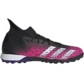 Chuteiras Adidas Predator Freak.3 Tf M FW7517 branco, preto, rosa preto 1