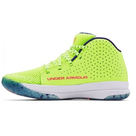 Under Armour Gs Jet Splash Jr 3024 120 300 tênis de basquete amarelo amarelo 1