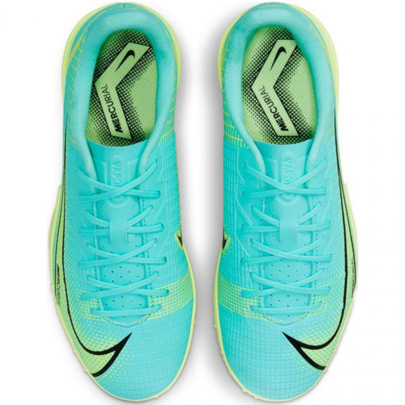 Chuteira Nike Mercurial Vapor 14 Academy Tf Jr CV0822 403 multicolorido azul 1 Chuteira Nike Mercurial Vapor 14 Academy Tf Jr CV0822 403 multicolorido azul 1