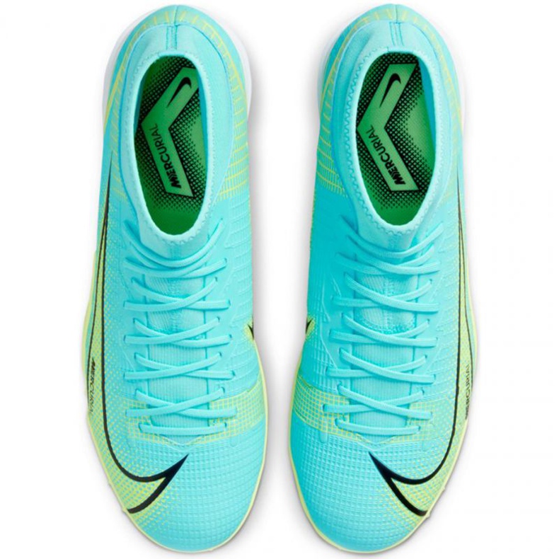 Chuteiras Nike Mercurial Superfly 8 Academy Tf M CV0953 403 multicolorido azul 1 Chuteiras Nike Mercurial Superfly 8 Academy Tf M CV0953 403 multicolorido azul 1