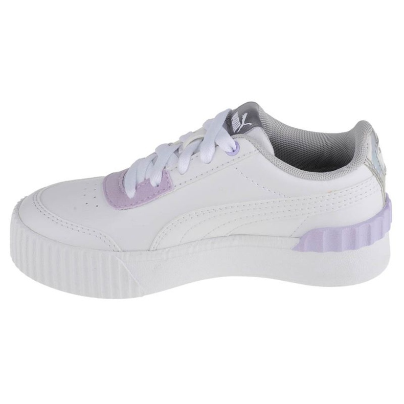 Puma Carina Lift Shine Ps Jr 380553 01 branco rosa 1