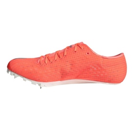 Adidas Adizero Finesse Spikes EE4598 tênis de corrida com pontas rosa 1