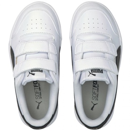 Puma Shuffle V Ps Jr 375689 02 branco preto 1 Puma Shuffle V Ps Jr 375689 02 branco preto 1