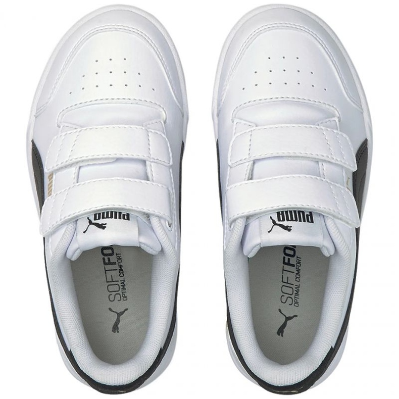 Puma Shuffle V Ps Jr 375689 02 branco preto 1 Puma Shuffle V Ps Jr 375689 02 branco preto 1