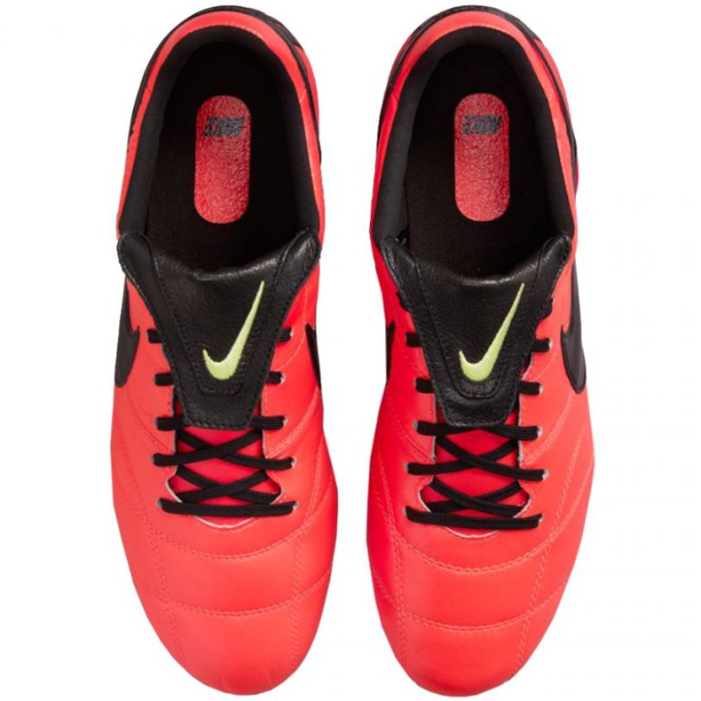 Chuteiras Nike The Premier Ii Fg M 917803 607 vermelho laranjas e tintos 1
