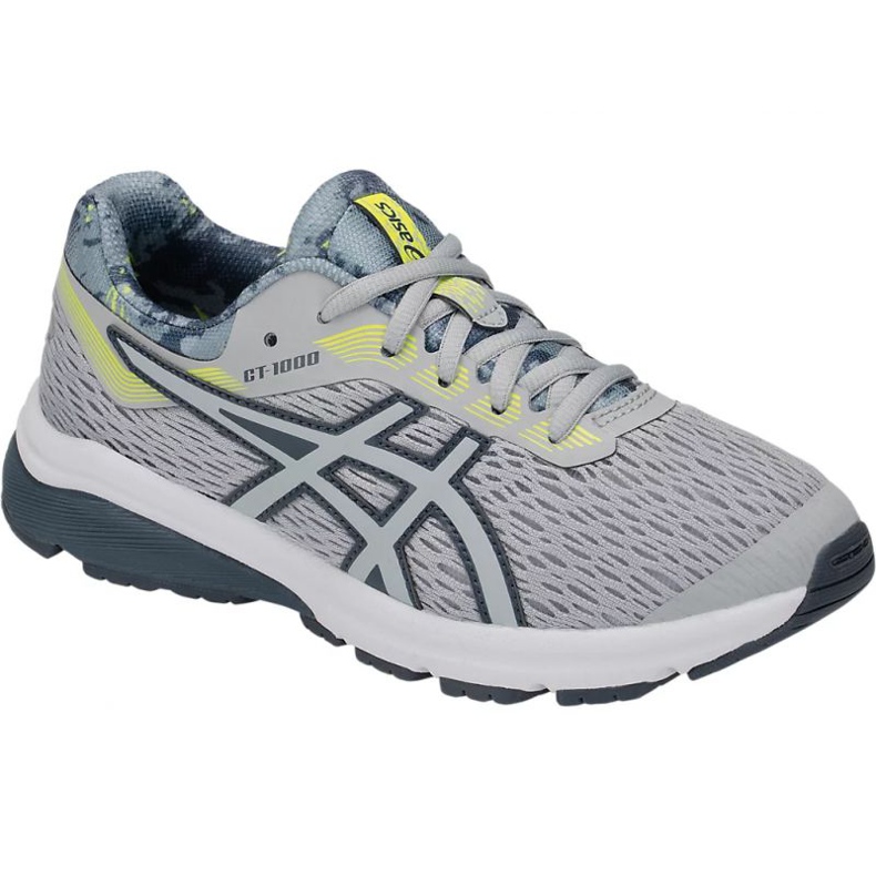 Asics GT-1000 7 Gs Sp Jr 1014A038-020 preto cinza amarelo 1