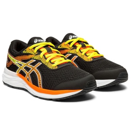 Asics Gel-Excite 6 Gs Jr 1014A079-003 preto laranja amarelo 1