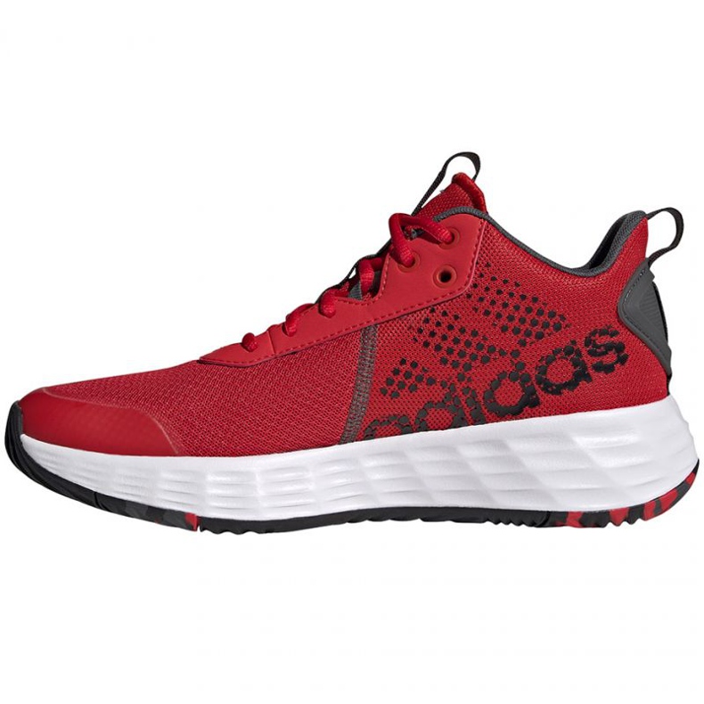 Sapatos Adidas Ownthegame Sho M H00466 preto vermelho 1