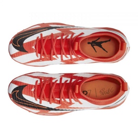 Chuteira Nike Mercurial Superfly 8 Academy CR7 Tf Jr DB2679 600 multicolorido laranjas e vermelhos 1