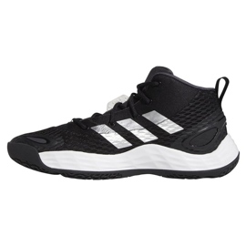 Adidas exibe um tênis de basquete Mid M H67747 preto preto 1