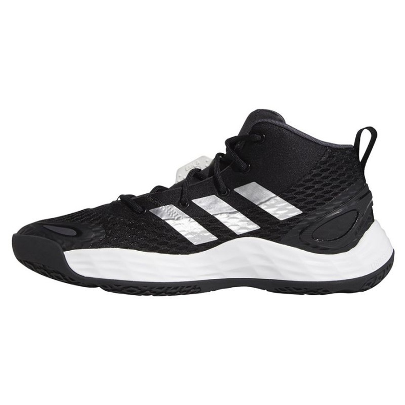 Adidas exibe um tênis de basquete Mid M H67747 preto preto 1