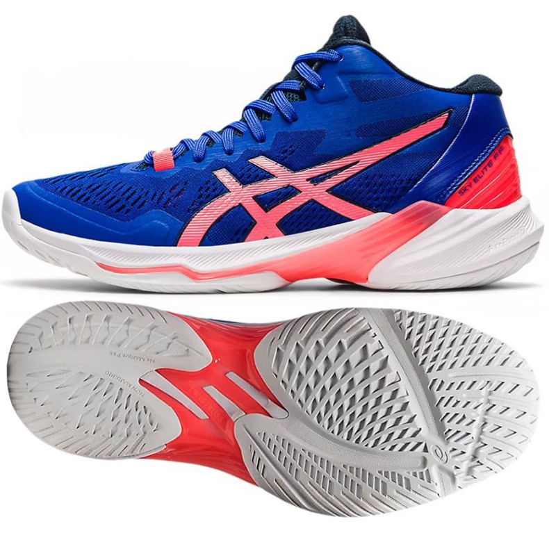 Tênis de vôlei Asics Sky Elite Ff Mt 2 W 1052A054 400 azul azul 1