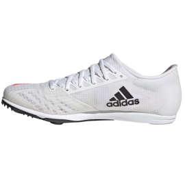 Picos de corrida Adidas Distancestar W FY4095 branco 1