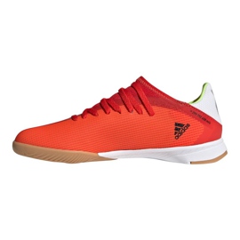 Chuteiras Adidas X Speedflow.3 In Jr FY3314 multicolorido laranjas e tintos 1