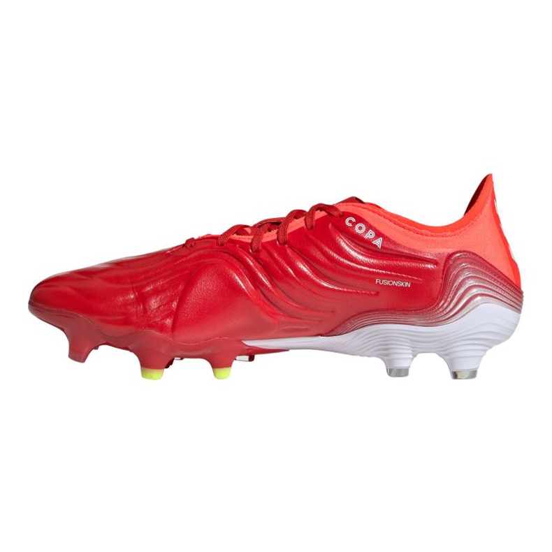 Chuteiras Adidas Copa Sense.1 Fg M FY6209 vermelho laranjas e tintos 1