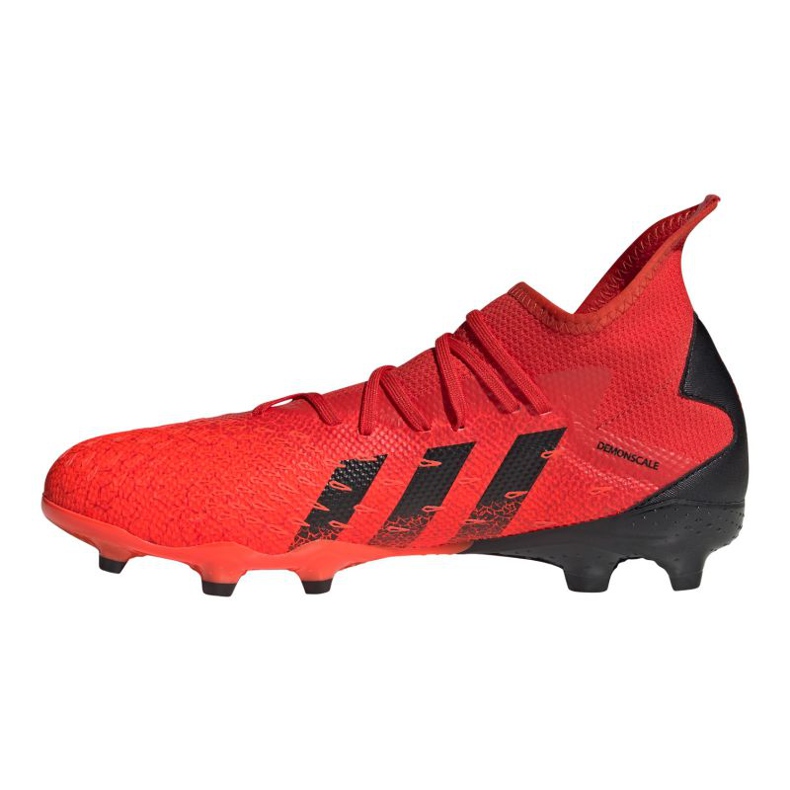 Chuteiras Adidas Predator Freak.3 Fg M FY6279 vermelho laranjas e vermelhos 1