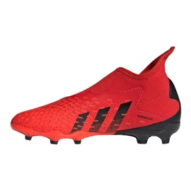 Chuteiras Adidas Predator Freak.3 Ll Fg Jr FY6296 multicolorido laranjas e tintos 1