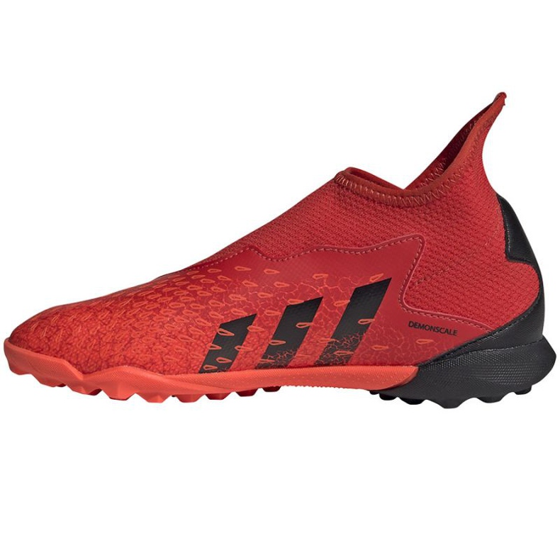 Chuteiras Adidas Predator Freak.3 Ll Tf Jr FY7869 multicolorido laranjas e vermelhos 1