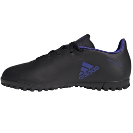 Chuteiras Adidas X Speedflow.4 Tf Jr FY3326 preto preto 1 Chuteiras Adidas X Speedflow.4 Tf Jr FY3326 preto preto 1