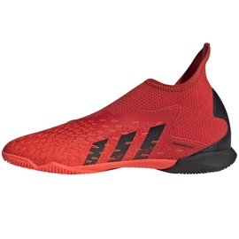 Chuteiras Adidas Predator Freak.3 Ll In Jr FY7870 multicolorido laranjas e vermelhos 1