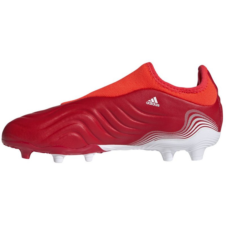 Chuteiras Adidas Copa Sense.3 Ll Fg Jr FY6156 vermelho laranjas e vermelhos 1