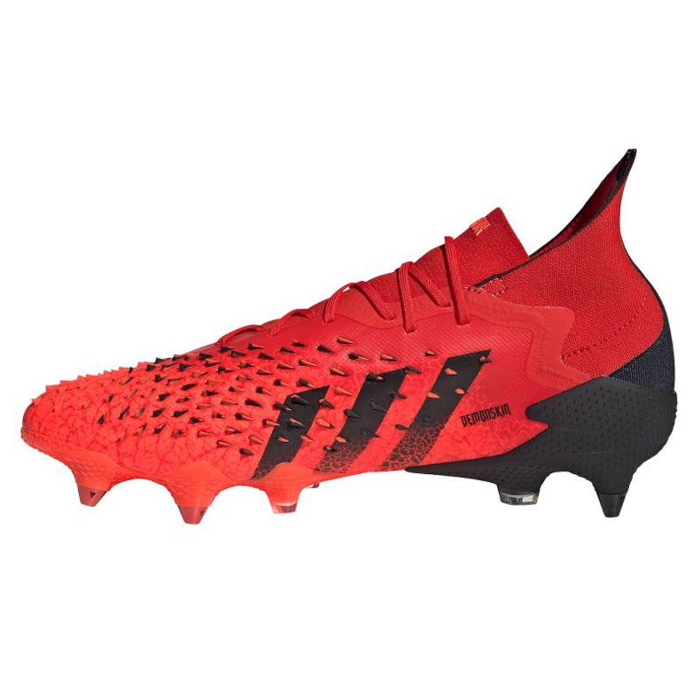 Chuteiras Adidas Predator Freak.1 Sg M FY6269 vermelho, preto laranjas e vermelhos 1
