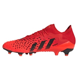 Chuteiras Adidas Predator Freak.1 Low Ag M GZ2809 vermelho laranjas e tintos 1