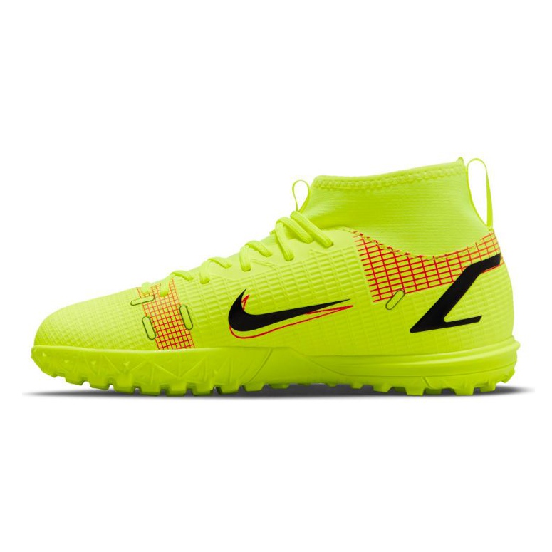 Chuteira Nike Mercurial Superfly 8 Academy Tf Jr CV0789-760 multicolorido amarelos 1